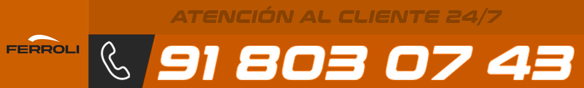 Teléfono del servicio técnico Ferroli en Meco